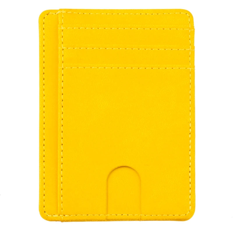 Elite RFID Leather Card Holder – Slim Unisex Wallet 2025