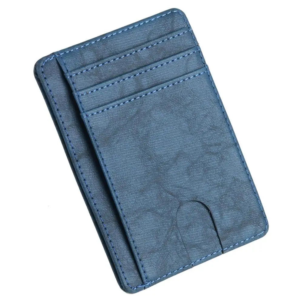 Elite RFID Leather Card Holder – Slim Unisex Wallet 2025