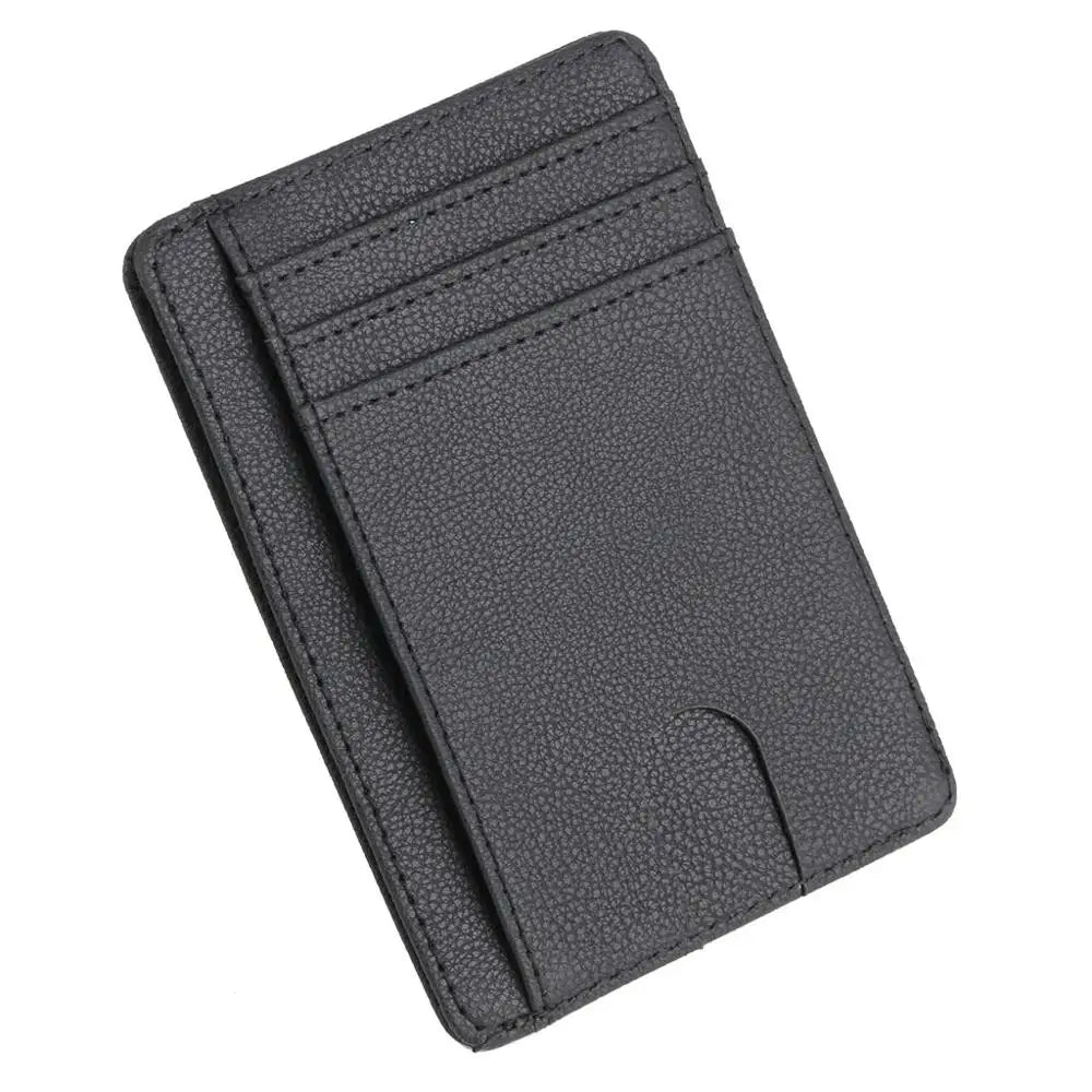 Elite RFID Leather Card Holder – Slim Unisex Wallet 2025