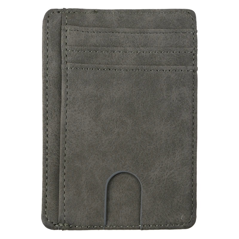 Elite RFID Leather Card Holder – Slim Unisex Wallet 2025