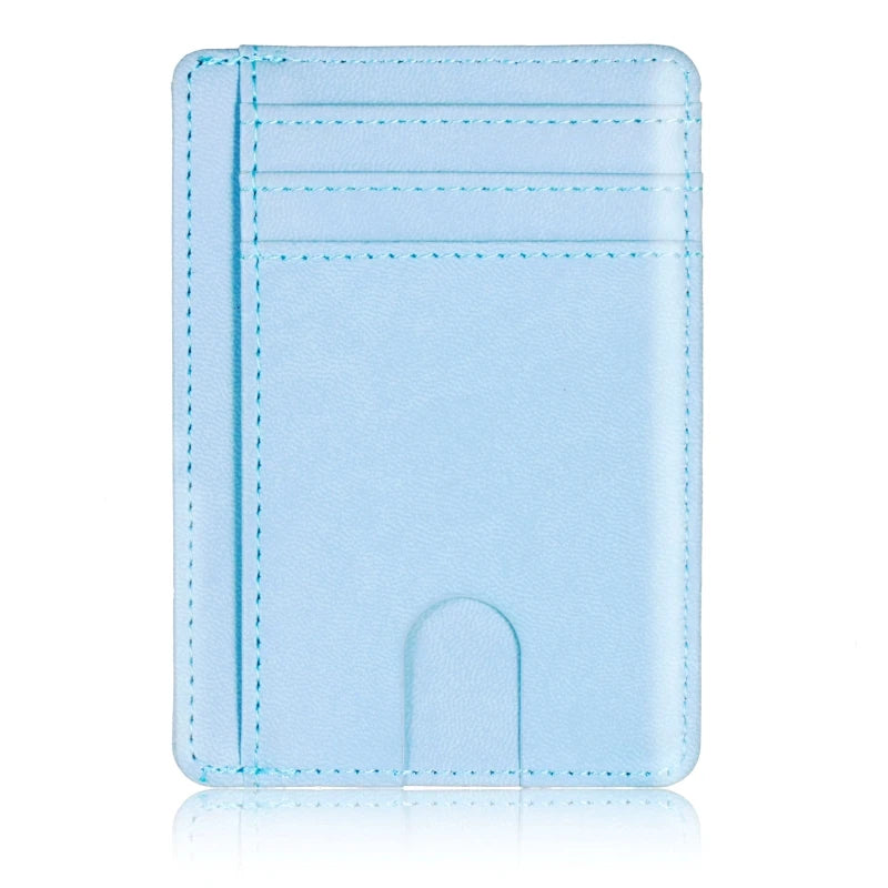 Elite RFID Leather Card Holder – Slim Unisex Wallet 2025