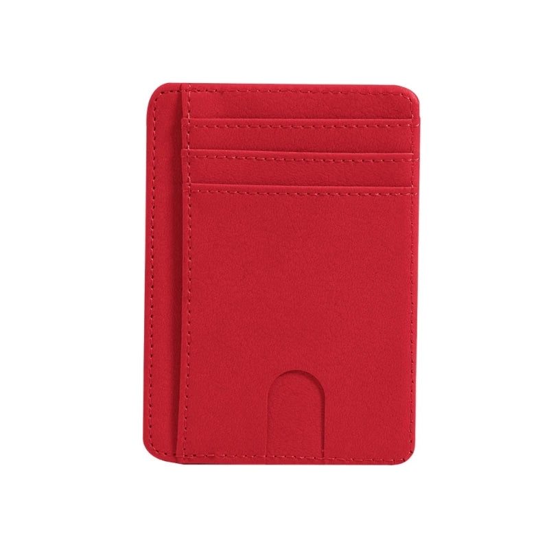 Elite RFID Leather Card Holder – Slim Unisex Wallet 2025