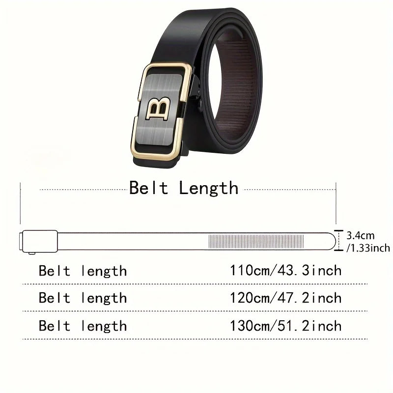 Men’s Automatic Buckle Belt – Premium Style